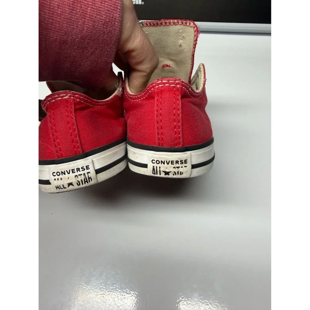 Converse Kids Red Canvas Low-Top